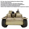 3868 Large Remote Control Assault Tank F/8 No.3 TK7.0 Airsoft BB Shooting 1/16 Scale RC  Military Vehicle Truck Collection Model 5