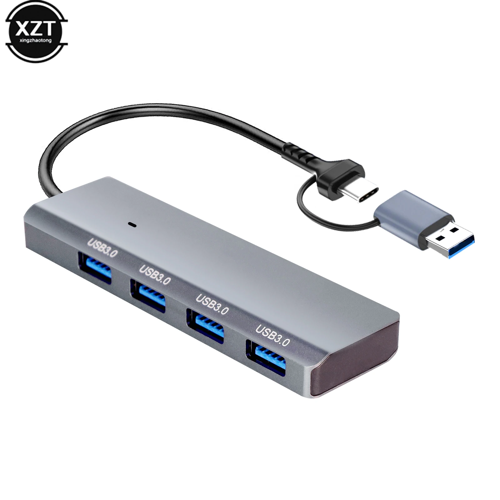 

4 Ports USB 3.0 HUB 5Gbps High Speed Splitter USB/Type C HUB OTG Adapter For Macbook PC Computer Accessories