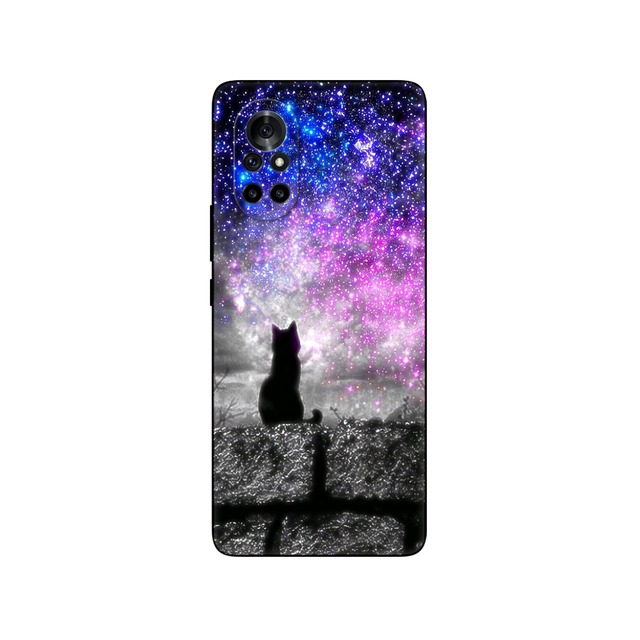 Huawei Nova 8 Case Nova8 5G 4G Back Cover For Huawei Nova 8 5G Phone Cases Soft Silicone TPU Fundas 6.57 inch black tpu case