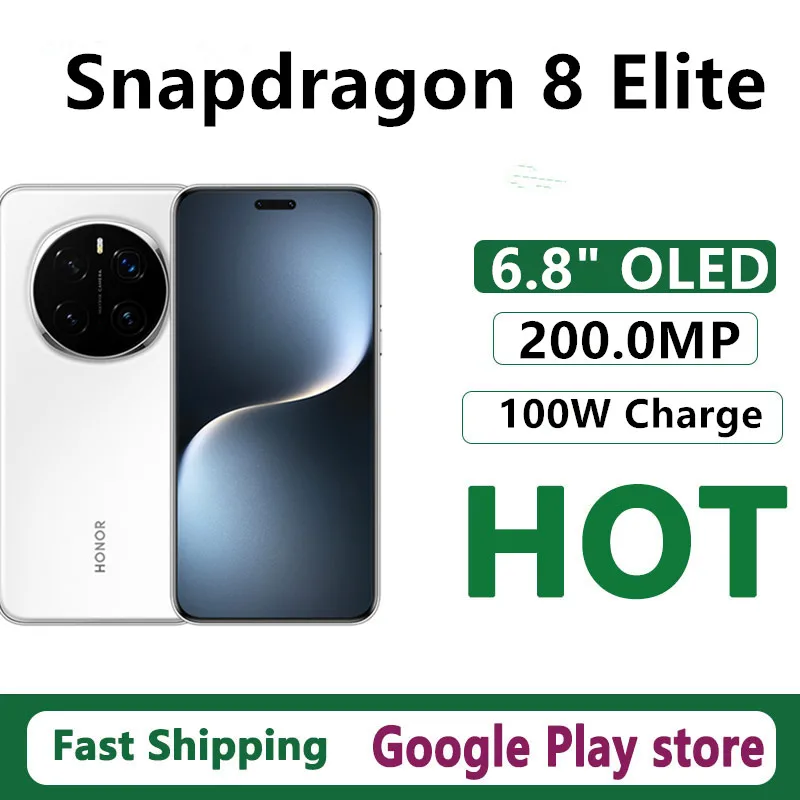 Original Honor Magic 7 Pro Mobile Phone Snapdragon 8 Elite Android