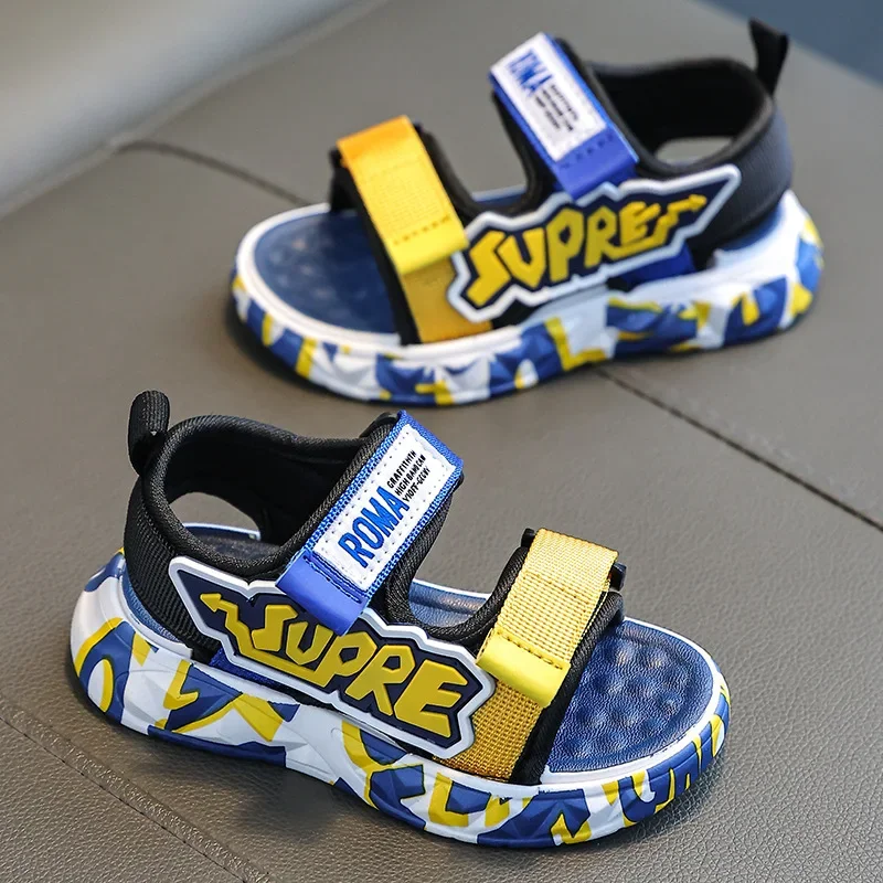 Children's 2023 New Boys' Sandals Fashionable Summer Korean Casual