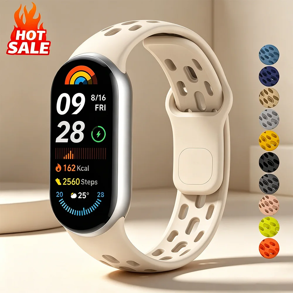 Silicone Sport Breathable Bracelet Wristband