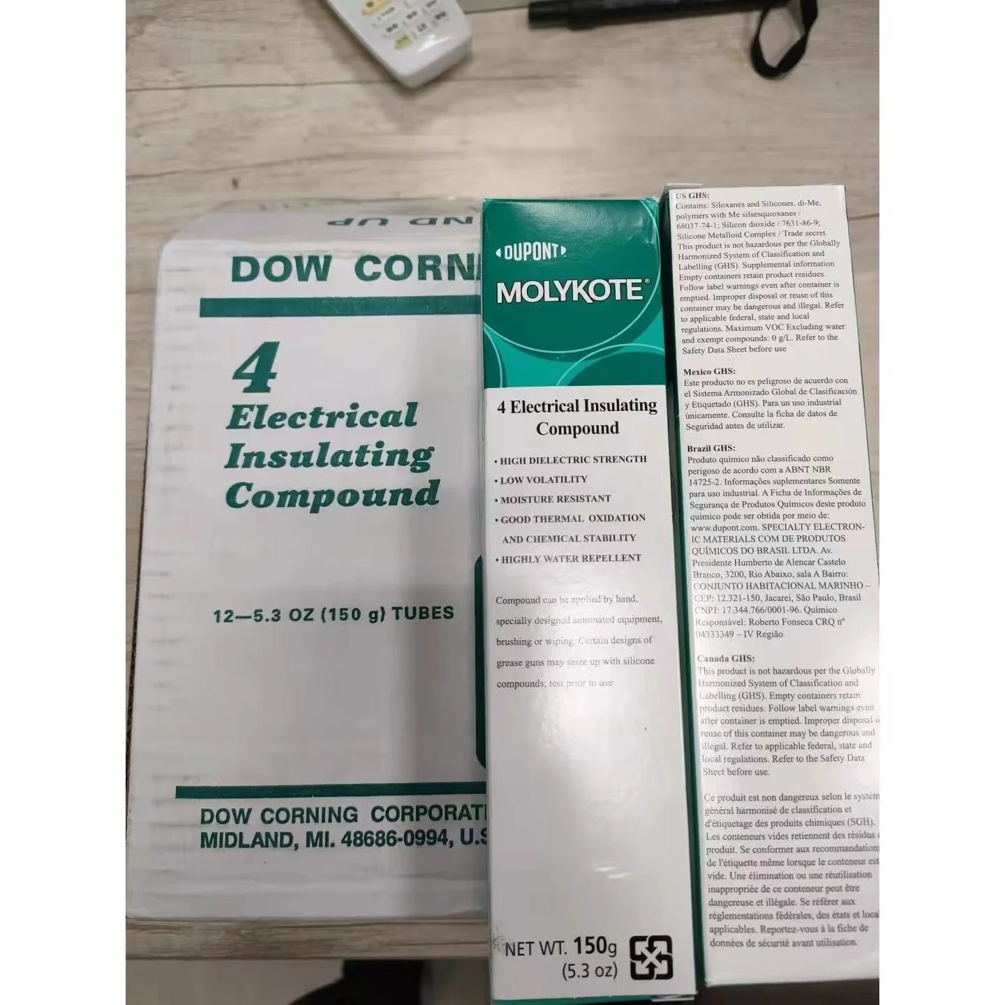 미국 DOW CORNING DC4 절연 젤, 전기 절연 페이스트, 실리콘 그리스 DC-4 도장 윤활