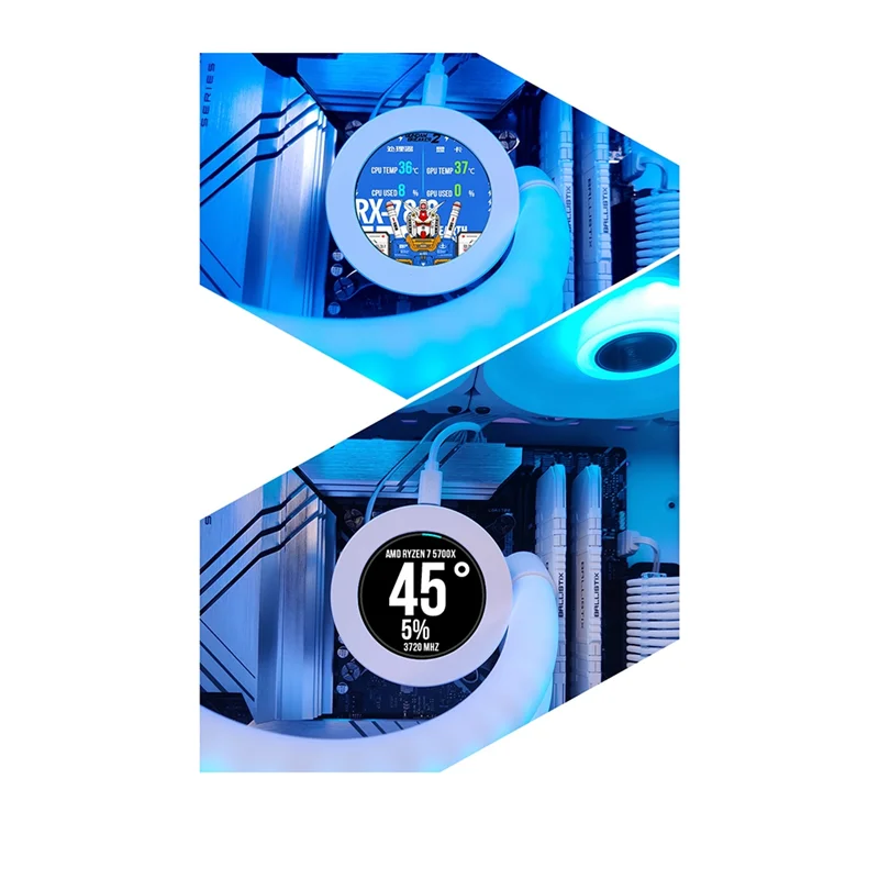 2.1 ġ  ũ IPS  ÷ µ AIDA64  120/240/360  PC CPU AIO ()