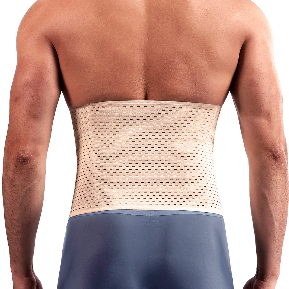 Männer Abnehmen Body Shaper Taille Trainer Trimmer Gürtel Korsett für Bauch Bauch Shaper Bauch-steuer Fitness Kompression Shapewear – Detail 6