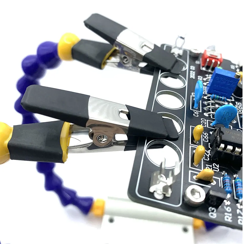 Versatile Table Clamp Soldering & Welding Station with Flexible Arms