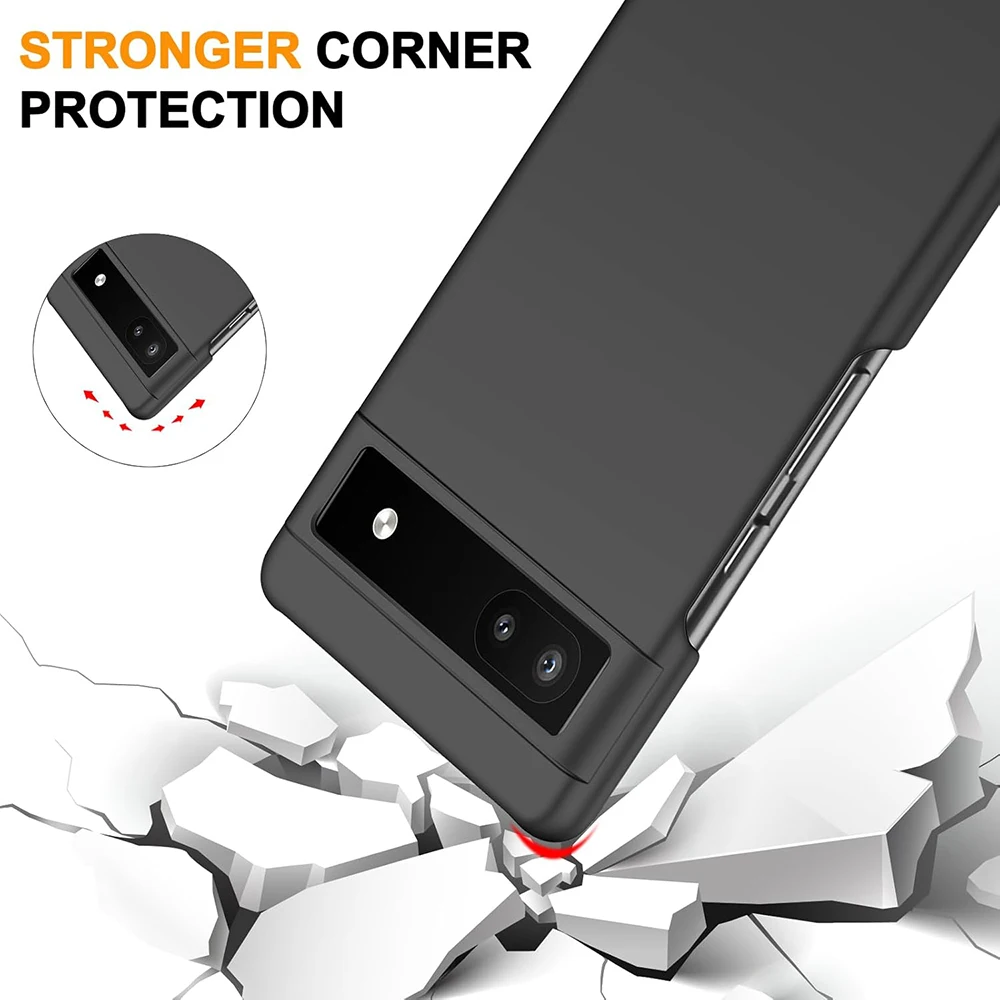 Ultra Thin Matte Hard PC Case - Solid Color Frosted Back Cover, Slim Fit Shell Coque