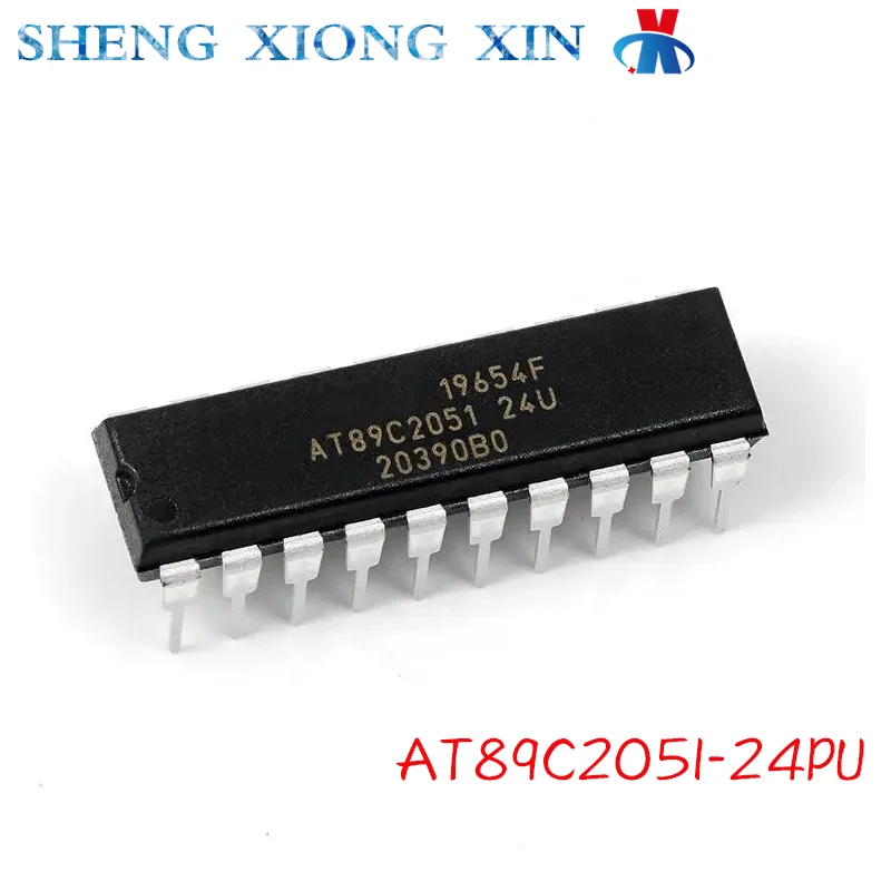 

10pcs/Lot AT89C2051-24PU DIP-20 8-Bit Microcontroller -MCU AT89C2051-24 AT89C2051 AT89C2 Integrated Circuit