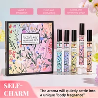  Women's Perfume Gift Box Fresh Natural Floral Scent Lasting Fragrance Eau De Toilette Portable Multi-scent Perfume Collection