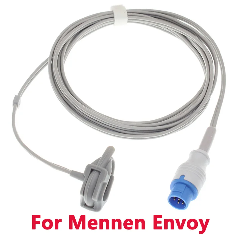 Sensore Spo2 Riutilizzabile Monopezzo, Monitor Paziente Envoy Compatibile, Cavo Per Ossimetria Adulto/Bambino/Neonato/Dito/Orecchio/Animale 3M
