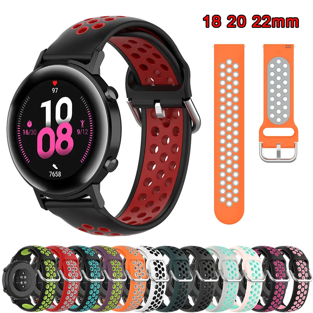 

Strap For Garmin Forerunner 245 645 Vivoactive 3 4 4S Silicone Watchband Bracelet Wrist Band Huawei GT GT2 GT3 Xiaomi Watch S1