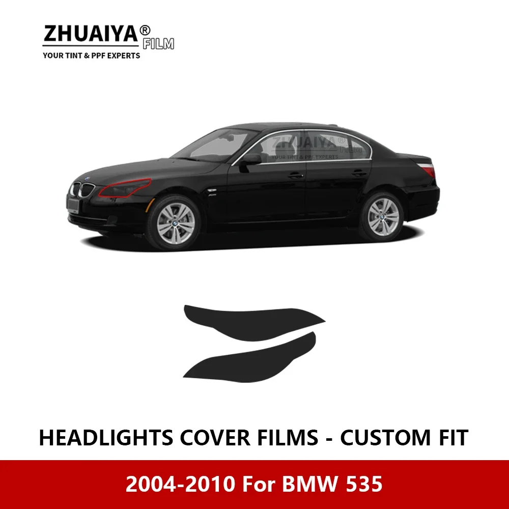 

For BMW 535 2004-2010 Car Exterior Headlight Anti-scratch PPF precut Protective film Repair film Car stickers Accessories