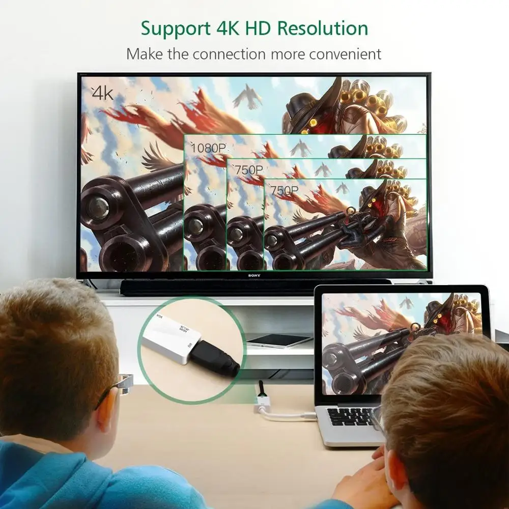 Thunderbolt 2 dock hub Mini Displayport-VGA HDMI-macbook Mac book pro ǥ  4K Dvi  ȯ