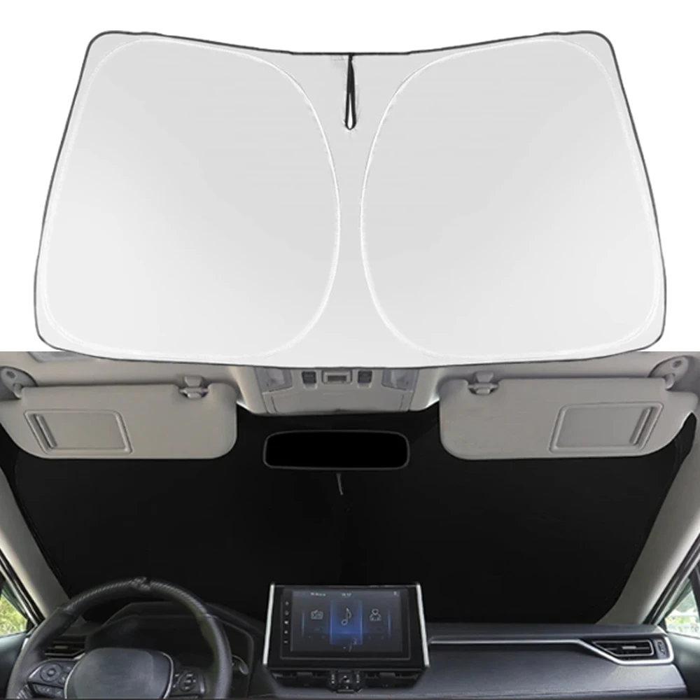Parasol para parabrisas delantero de coche, protección solar contra rayos UV, calor solar, para Toyota Camry LE XLE Hybrid SE XSE Sedan 2018-2024