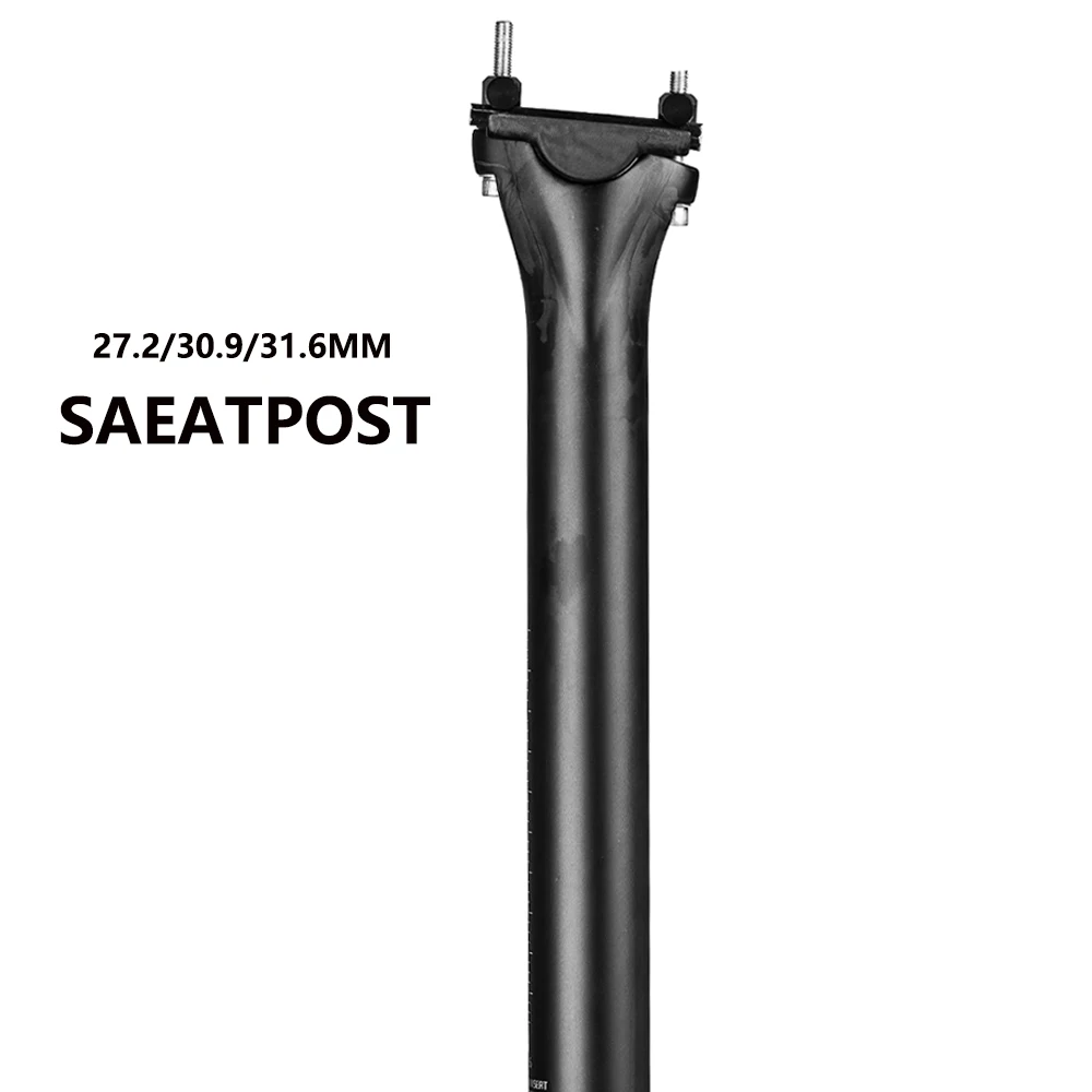 Elitaone Carbon Sattelstütze Leichte 27,2 31,6mm UD Bare Carbon Matte MTB Rennrad Sattelstütze Sitzrohr Fahrrad Teile – Detail 1