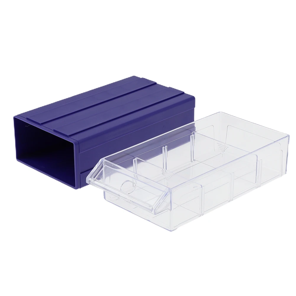 Storage Box 1PC Translucent Plastic Storage Box with Finger Grip Drawers Perfect for Multi purpose Organization 2