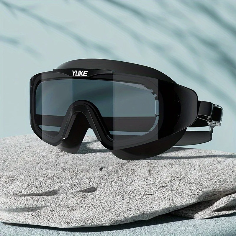 HD Waterproof & Anti-Fog Swimming Goggles-Electroplated Large Frame, Unisex Design for Professionals and Casual Swimmers