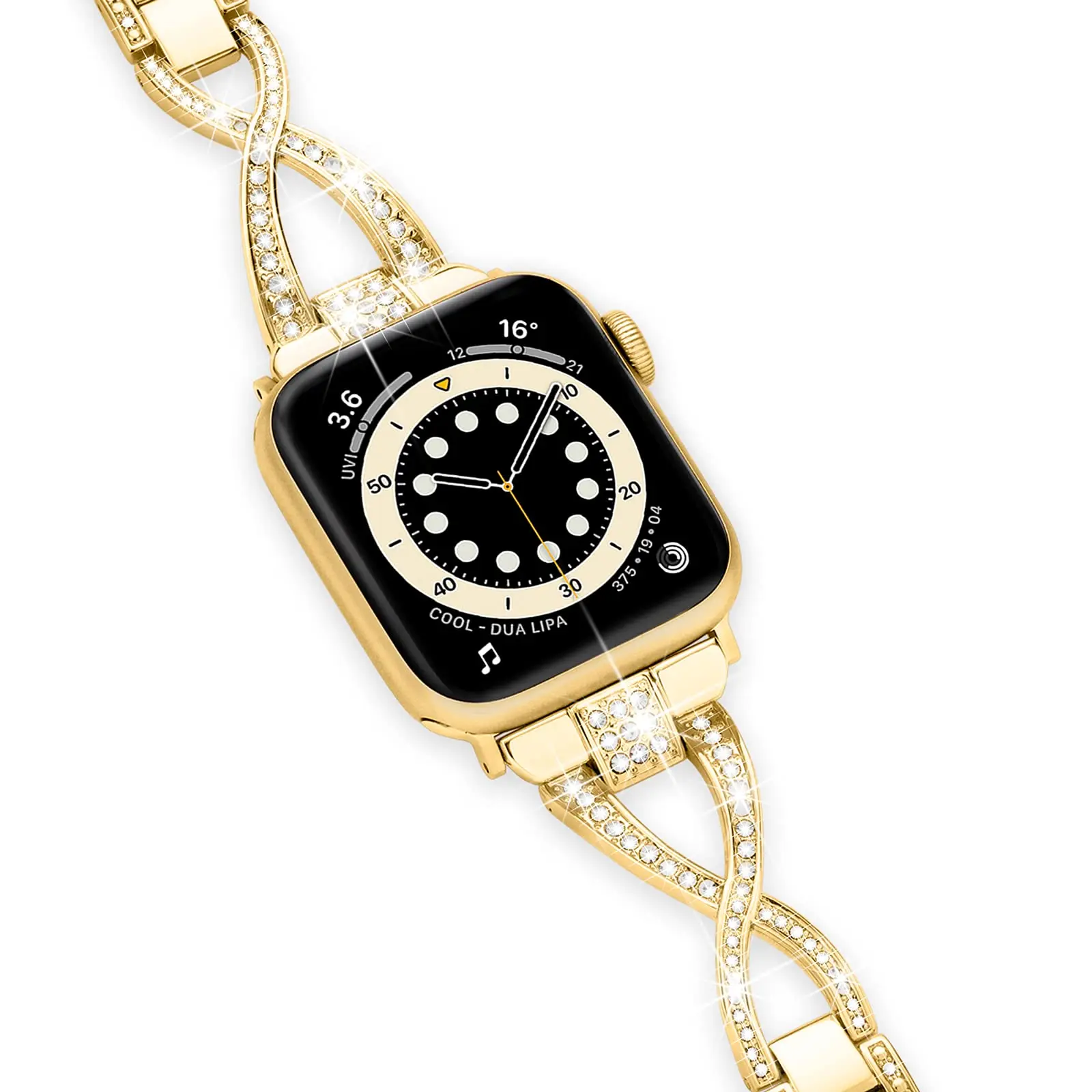 애플워치 애플 크로스 다이아몬드 워치, iWatch 시리즈 울트라 8, 7, 6, 5, 4, 3, 2, 1 se, 49mm, 45mm, 38mm, 40mm
