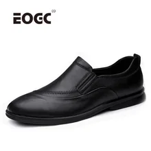 

Genuine Leather Men Shoes Comfort Casual Shoes Men Loafers Moccasins Soft Anti-Slip Rubber Flats Shoe Slip On Walking Shoes