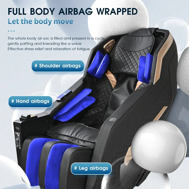 Best SellerMassage Products Chair Massage sofa coin message 4D Sl Track Full Body Electric Zero Gravity  vending  Massage Chair 2