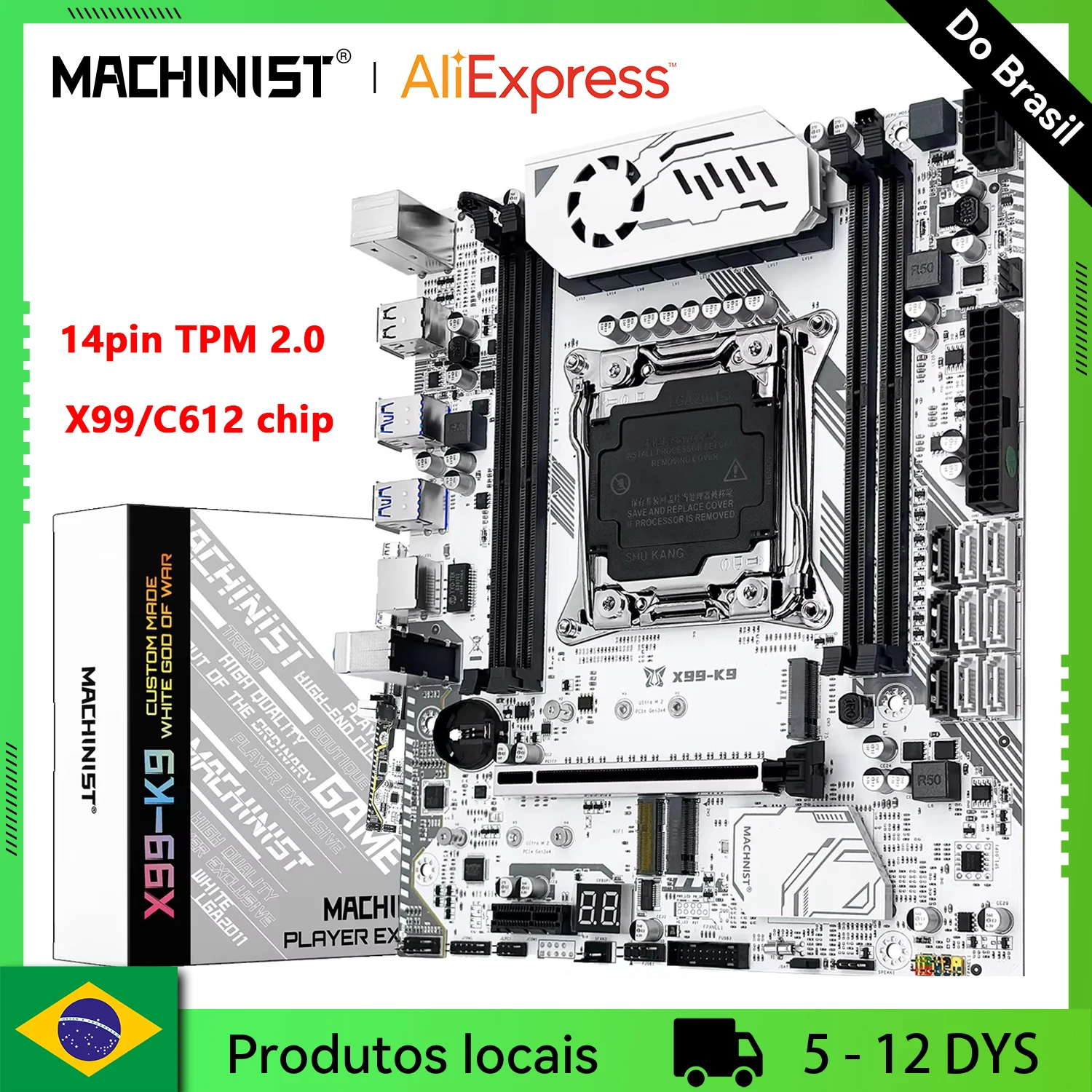 Placa Mãe MACHINIST X99 K9