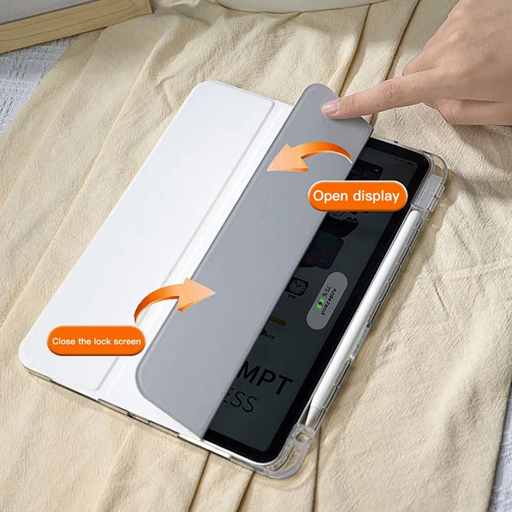 Slim Protective Tablet Case with Pencil Holder and Cover - Enhanced Durability and Style