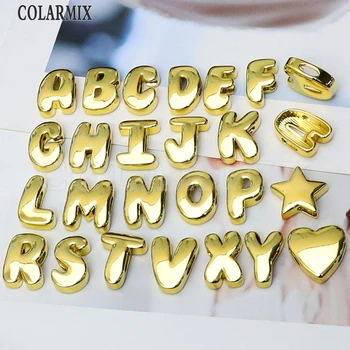 20-Piece Gold-Plated Alphabet Charm Set 2