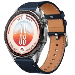 Premium Leather Watch Strap Replacement Band - Elegant Bracelet Accessory for 1pcs 22mm Watchband (Blue)