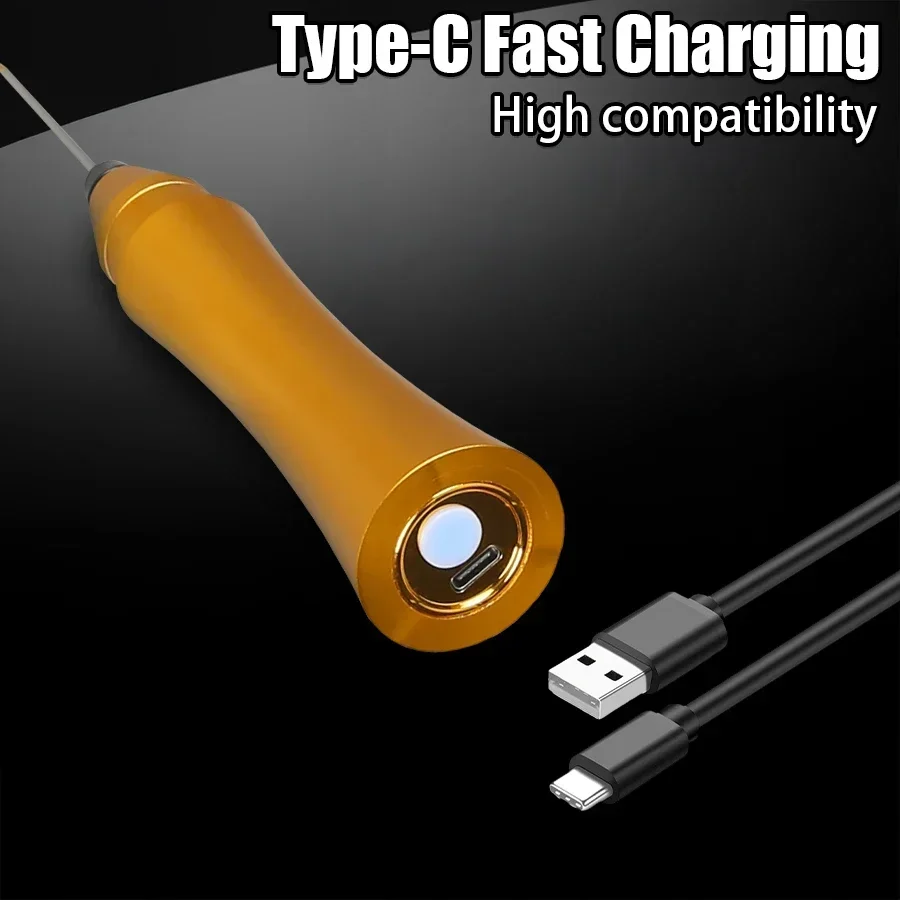 1 PCS Electric Milk Frother Portable Egg Beater USB Rechargeable Handheld Coffee Blender Milk Shaker Mixer Foamer Food Blender 4