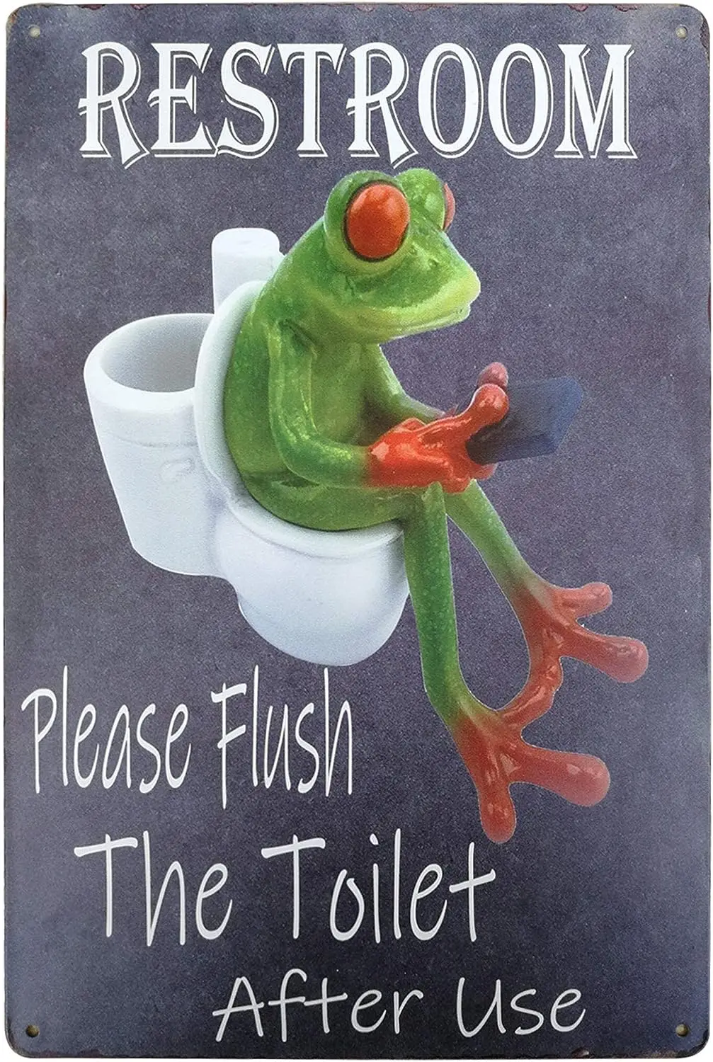 

Новинка, пожалуйста, смыть Туалет после использования, фотообои для бара, паба, спальни, декора, ванной комнаты, искусство, настенный налет, искусство, жестяной знак, Забавный