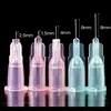 100pcs/box Tattoo Needle 34g needles 1.5mm 2.5mm 4mm For Beauty injection syringe filler Safety  Needle Hand Tool Parts 6