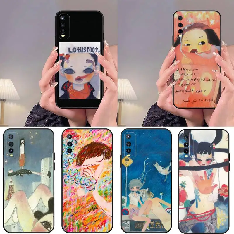 

Aya takano Phone Case For OPPO A74 A72 A53 A77 A52 A93 SFind X5 X3 X2 A93 Reno 4 3 Pro 4G funda shell Cover mobile phone bag