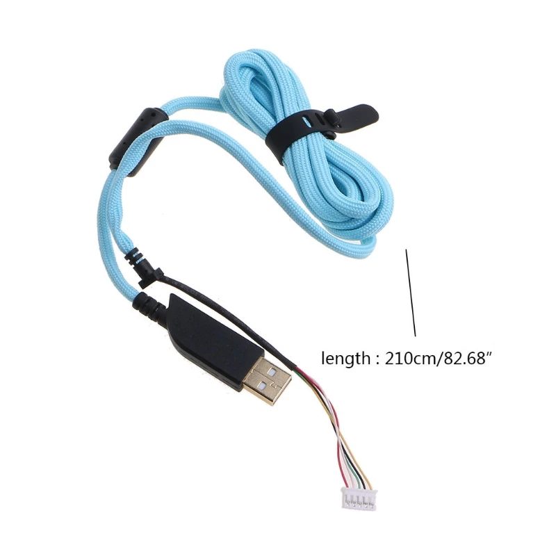 USB Mouse Cables Nylon Wire Replacement DIY Umbrella Rope Mouse Cable Line for FK2 EC1-B EC1-A EC1-B FK1 ZOWIE usb mouse cable