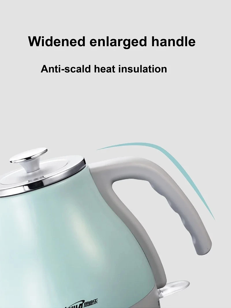 Description Picture 4 of item1L Mini Electric Kettle 1000W Home /Office Quickly Kettle Portable 304 Stainless Steel Kettle Automatic Heat Preservation 220V