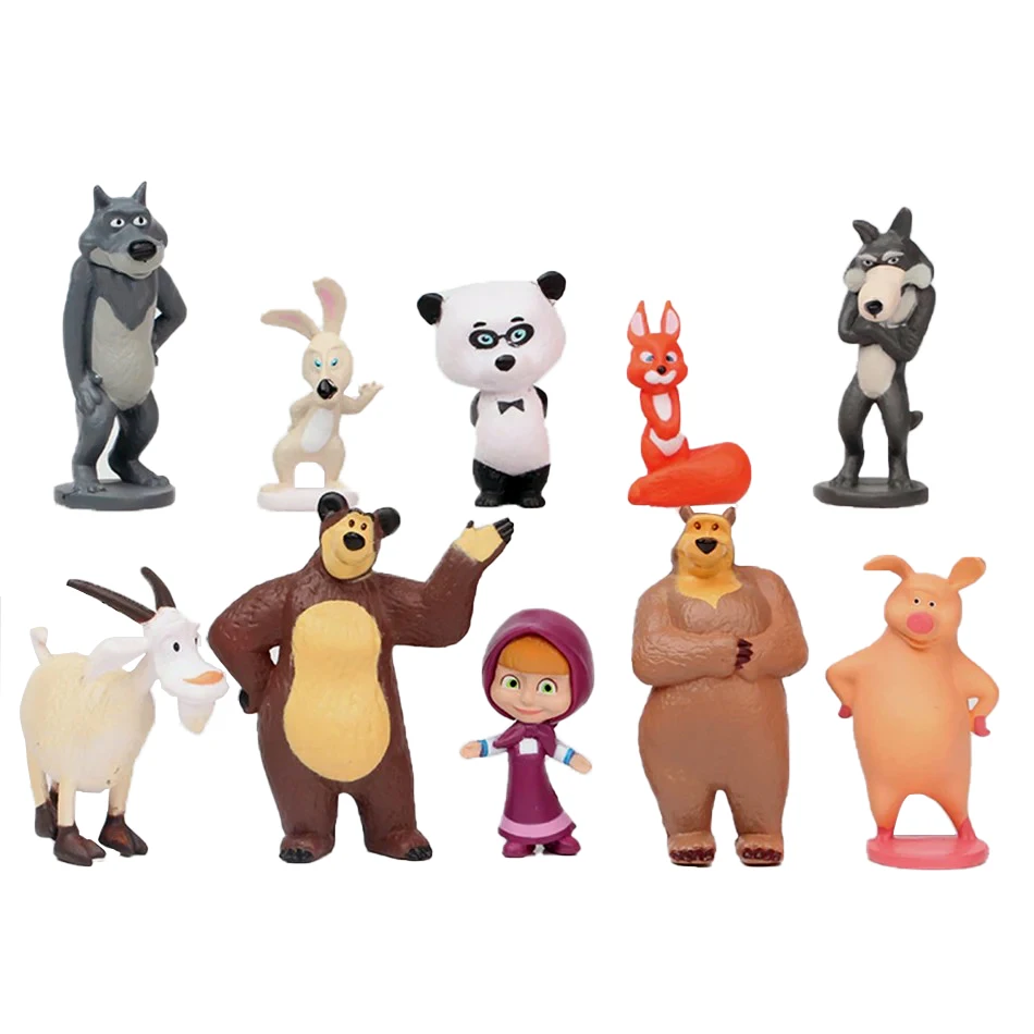 The Bear Masha Y El Oso De MuÃ±ecos Dibujos Animados MuÃ±eco De