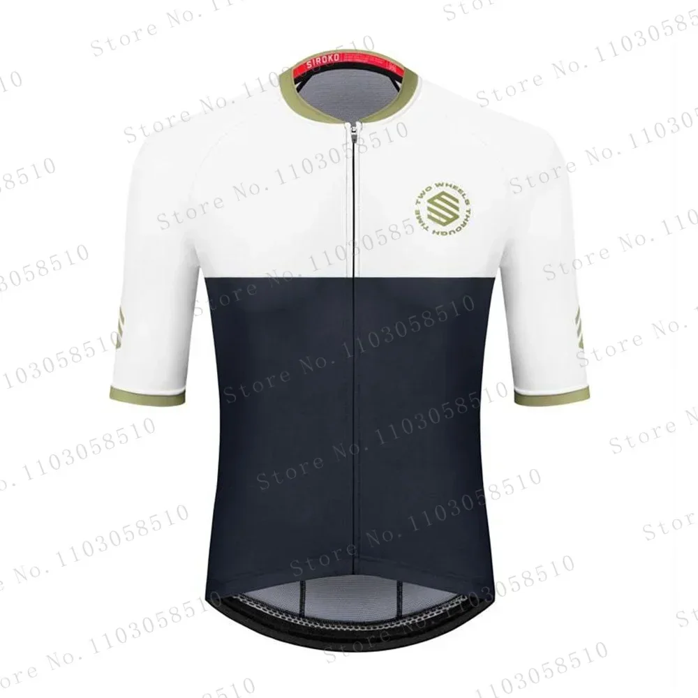 Siroko 2024 Men Summer Short Sleeve Cycling Jersey Bicycle Road MTB bike Shirt Outdoor Sports Ropa ciclismo Clothing Breathable 2