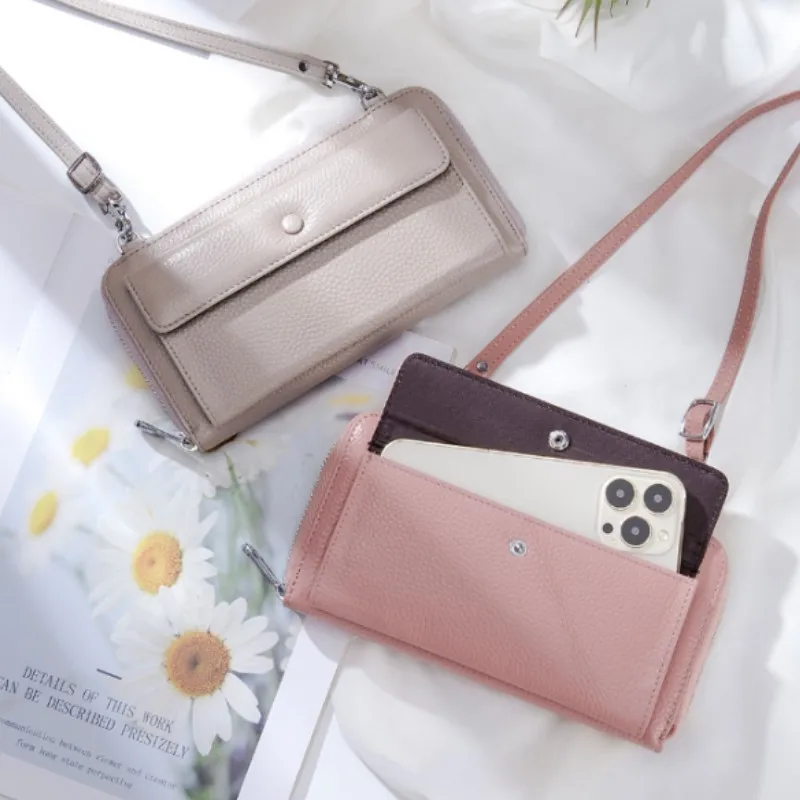 

Leather Touch Screen Mobile Phone Bag Woman's Purse Mini Shoulder Bag Women's Messenger Bag Women's Wallet Handbag Clutch Bag