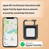 AIYATO Multifunction Locator Bluetooth Tracker Rechargeable floodlight Keys Finder USB flash drive Work With Apple Find My App 3