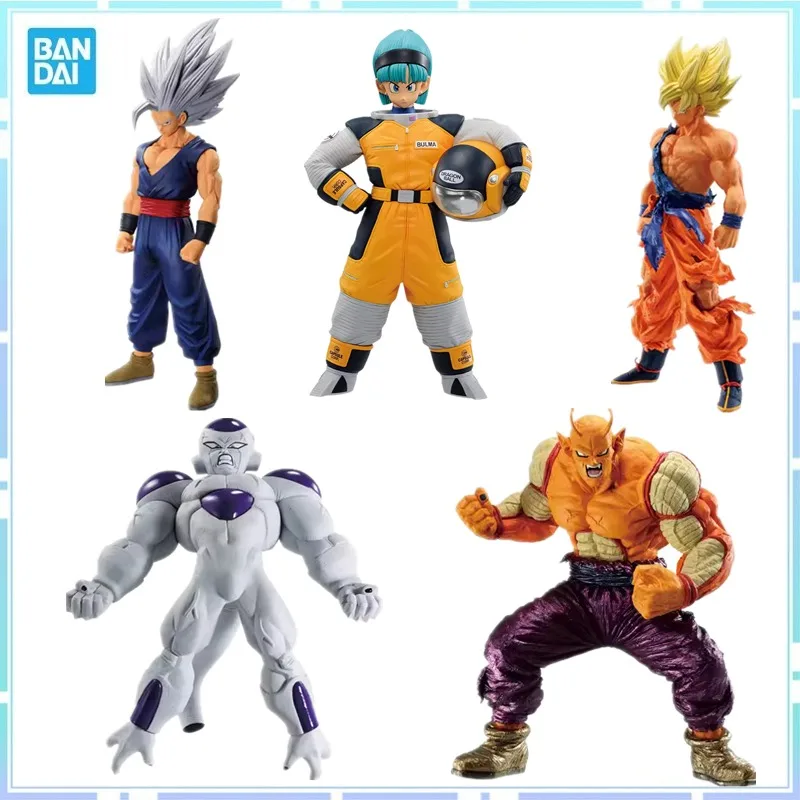 

Оригинальные фигурки Bandai Ichiban Kuji из аниме «Драконий жемчуг Z», модель Gohan сын пикколо Goku Frieza Bulma, коллекционные модели игрушек