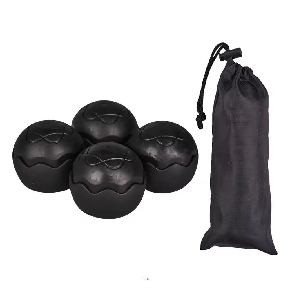 4-Piece Anti-Slip Chair Leg Rubber Caps with Storage Bag