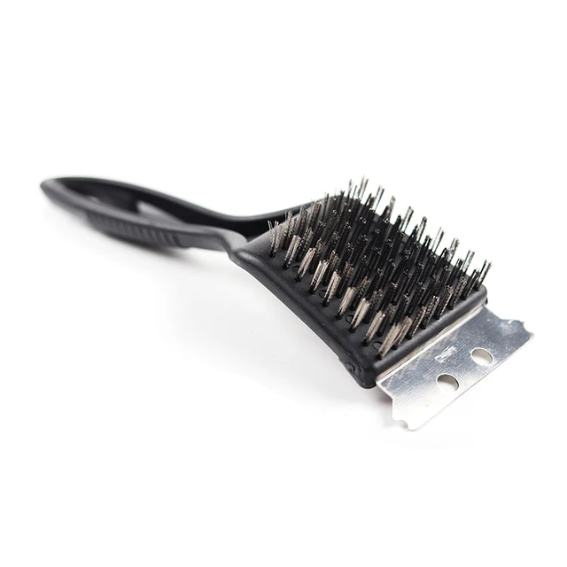 Barbecue Kefék Fogantyúval Bbq Tisztítás Főző Grill Kültéri 1 Százalék Nem Tapadó Kefe Acél Sörték Otthoni Kiegészítők Eszközök - Image 4