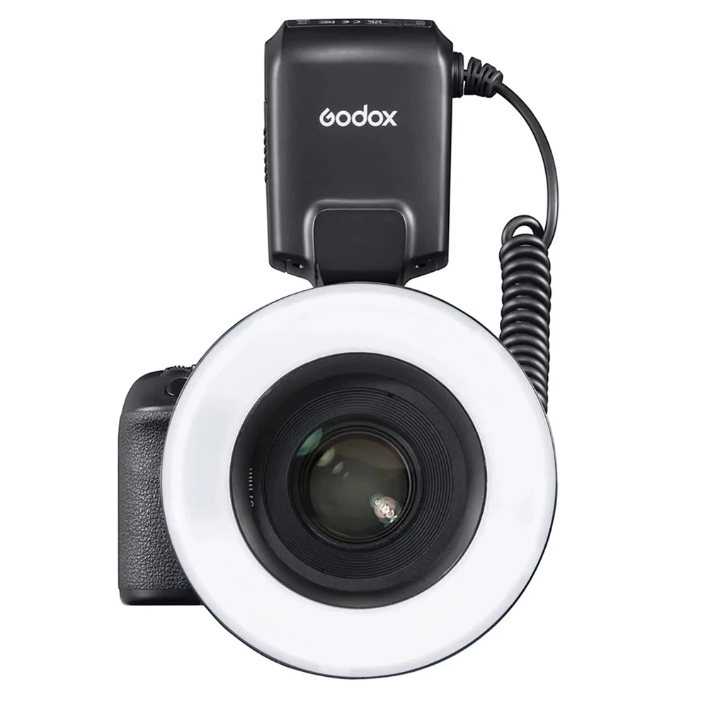 Godox ML-150II ML150II Macro LED Ring Flash Speedlite GN12 5800K&plusmn;200K for Sony Canon Nikon Fuji Olympus Panasonic DSLR Cameras
