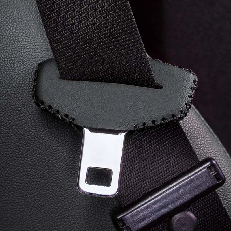 Leather Car Seat Belt Clip Extender Safety Seatbelt Lock Buckle Plug Cover Thick Insert Socket Extender Safety Buckle seat belt extender,seat belt clip,seat belt extender kit,seat belt lock,car seat belt accessory
