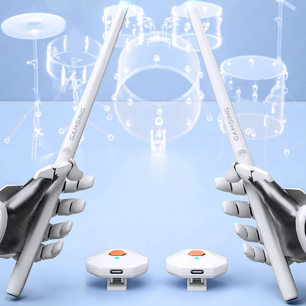 Smart Air Electronic Drum Portable Sensory Drum Set with Stick and Bluetooth Compatible Speaker for Children Beginners