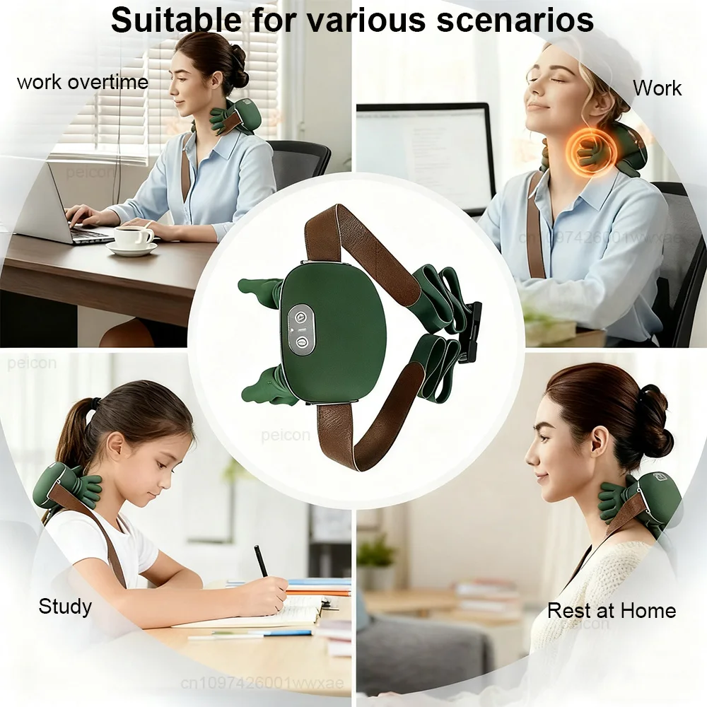 Neck Massager Electric Deep Tissue 4D Kneading Simulated Human Hand Massager For Neck Shoulder Pain Relief Muscle Relax