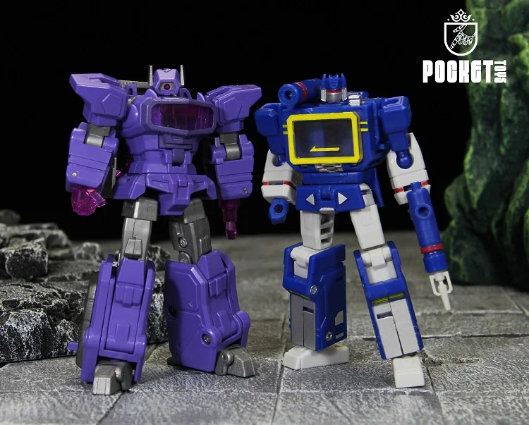 Transformation Toys PocketToys PT03 Shockwave PT04 Soundwave Mini