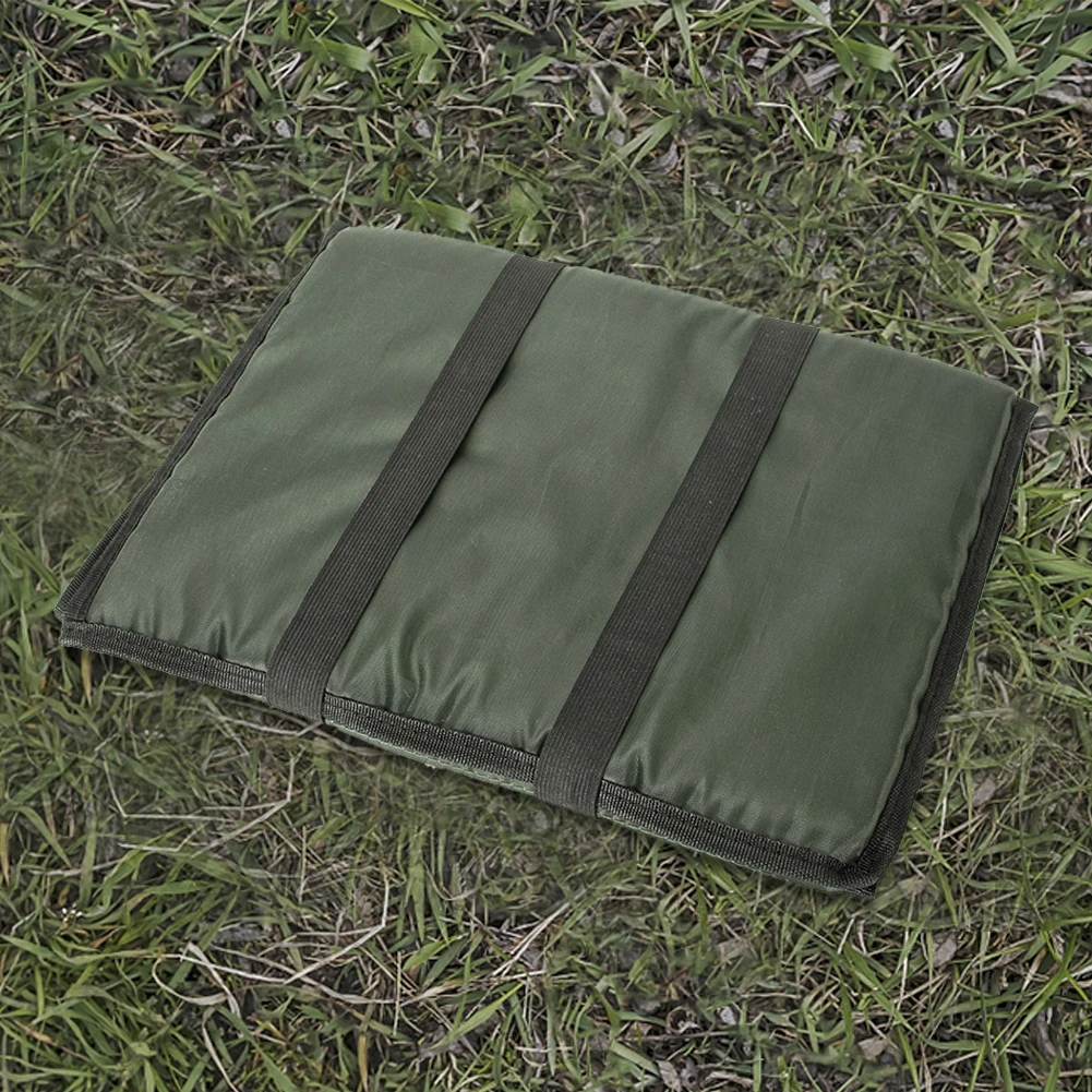 Tapis de décrochage 3 couches pliable pour carpe - Coussin en mousse respirant pour pêche confortable