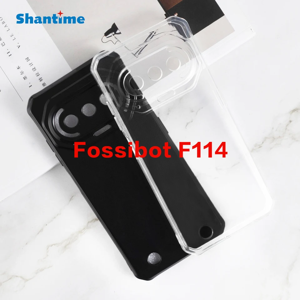 Custodia per FOSSIBOT F101P Cover, Trasparente Silicone