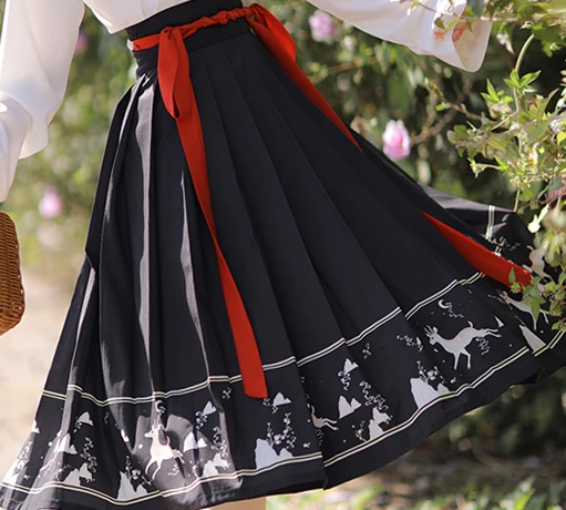 One black skirt