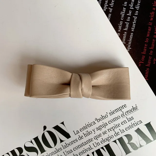 New Women Long Leather Ponytail Hold Hair Tie ободок для волос Headband Hair bands For Girls Hair Accessories gumki do wlosow Y 6